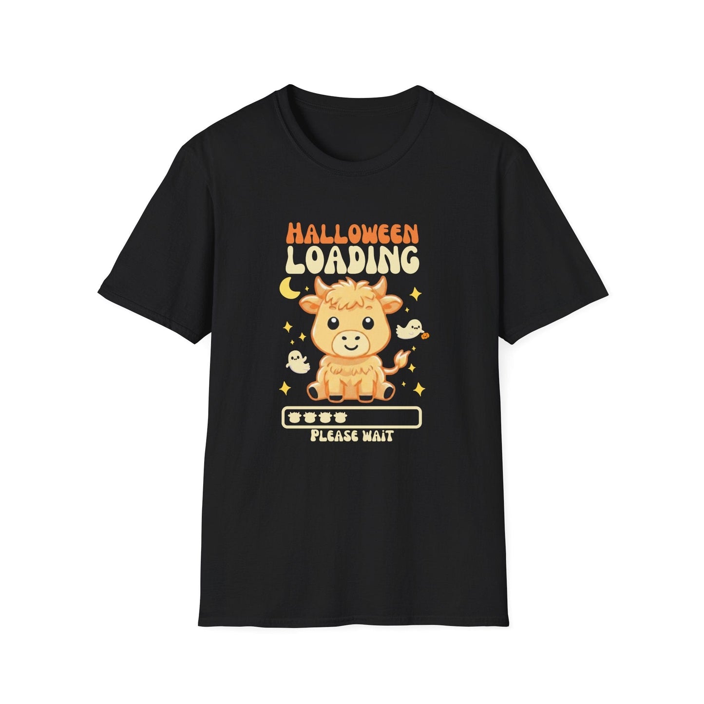 Cute Highland Cow Halloween T-Shirt