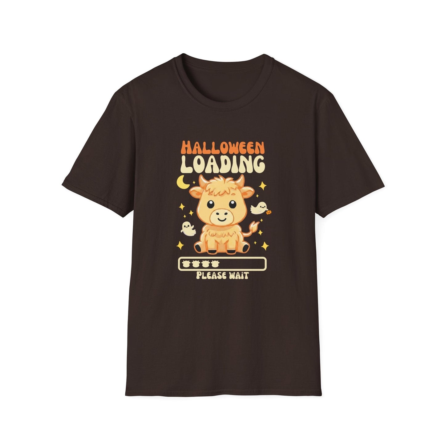 Cute Highland Cow Halloween T-Shirt