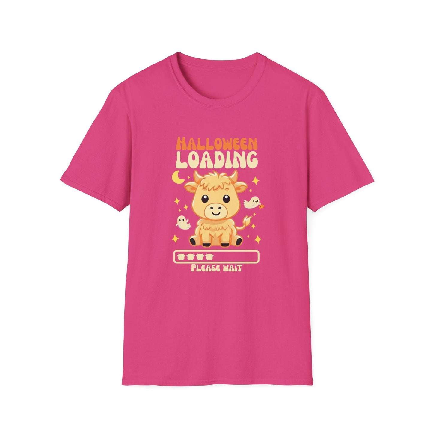 Cute Highland Cow Halloween T-Shirt