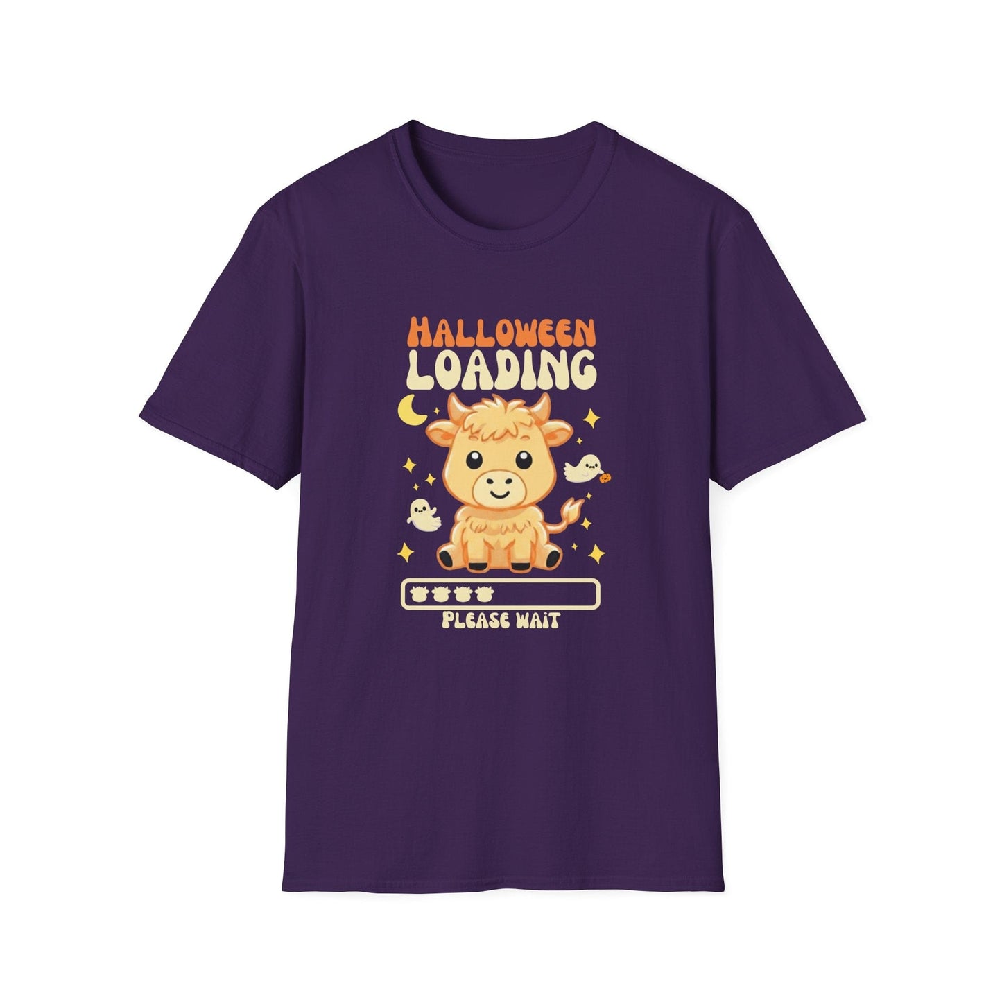 Cute Highland Cow Halloween T-Shirt
