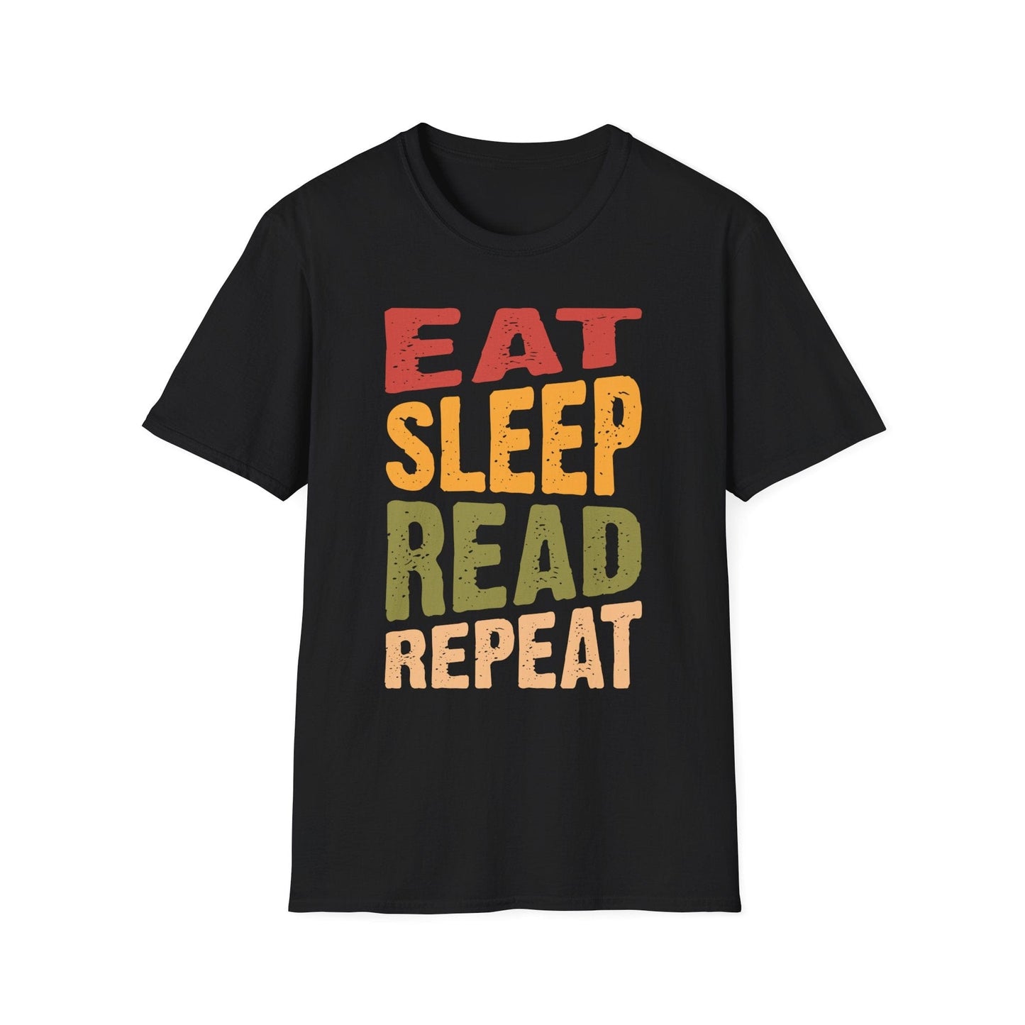 Eat Sleep Read Repeat - Book Lover T-Shirt