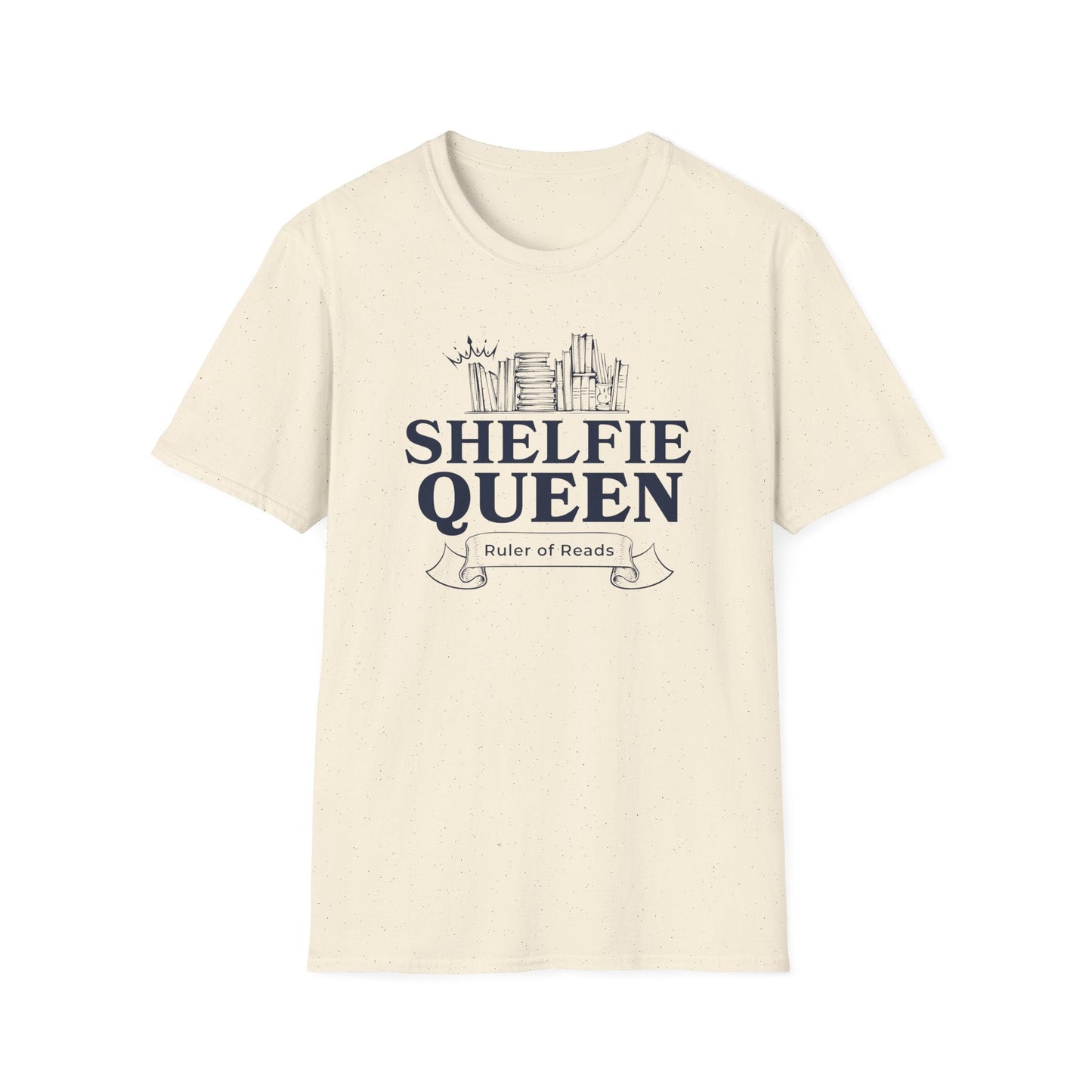 Shelfie Queen T-Shirt - Rule Your Reading Realm