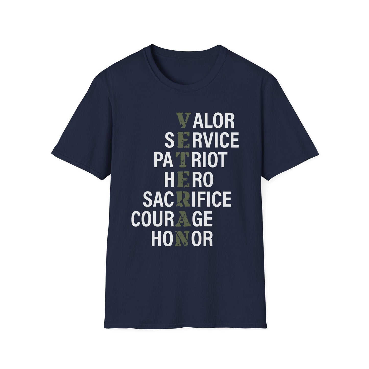 Valor & Service Veteran T-Shirt