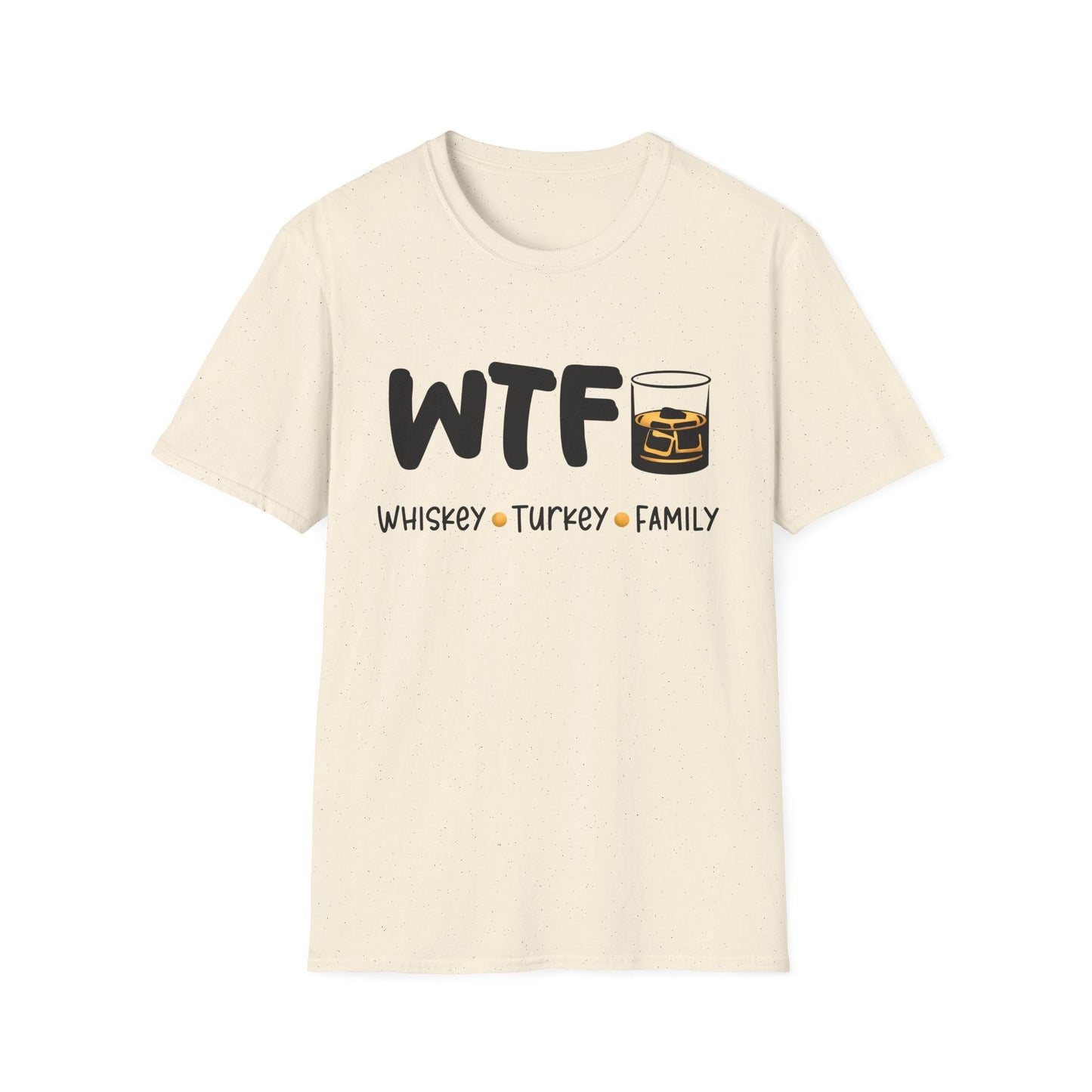 WTF – Whiskey, Turkey, Family Funny Thanksgiving T-Shirt