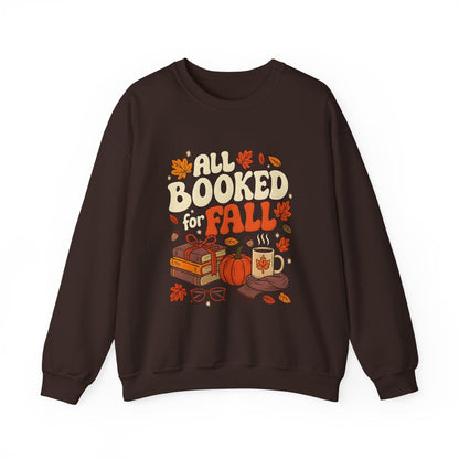 All Booked for Fall - Book Lover Sweatshirt
