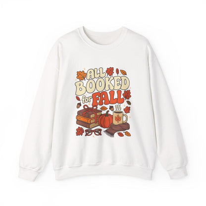 All Booked for Fall - Book Lover Sweatshirt