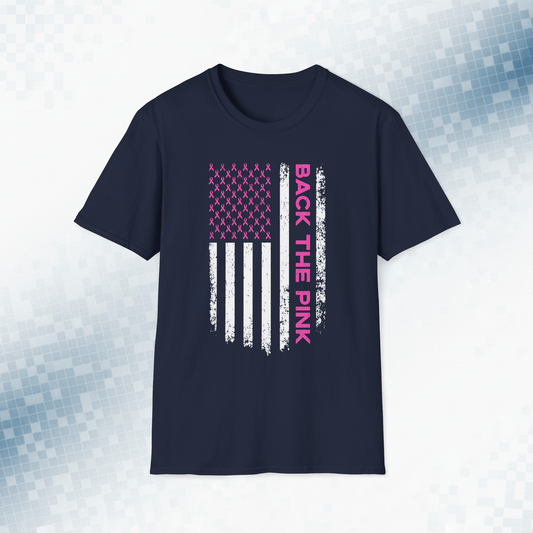 Back the Pink - Support Breast Cancer Awareness T-Shirt