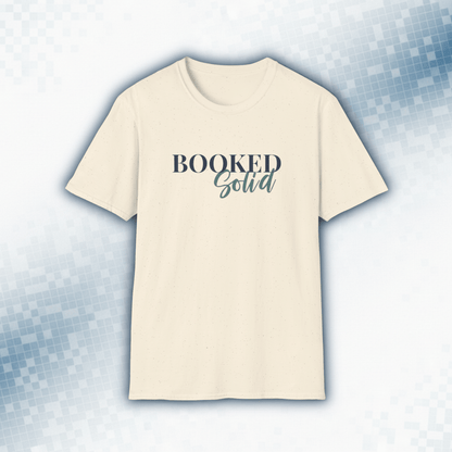 Booked Solid - Vintage Book Lover Tee