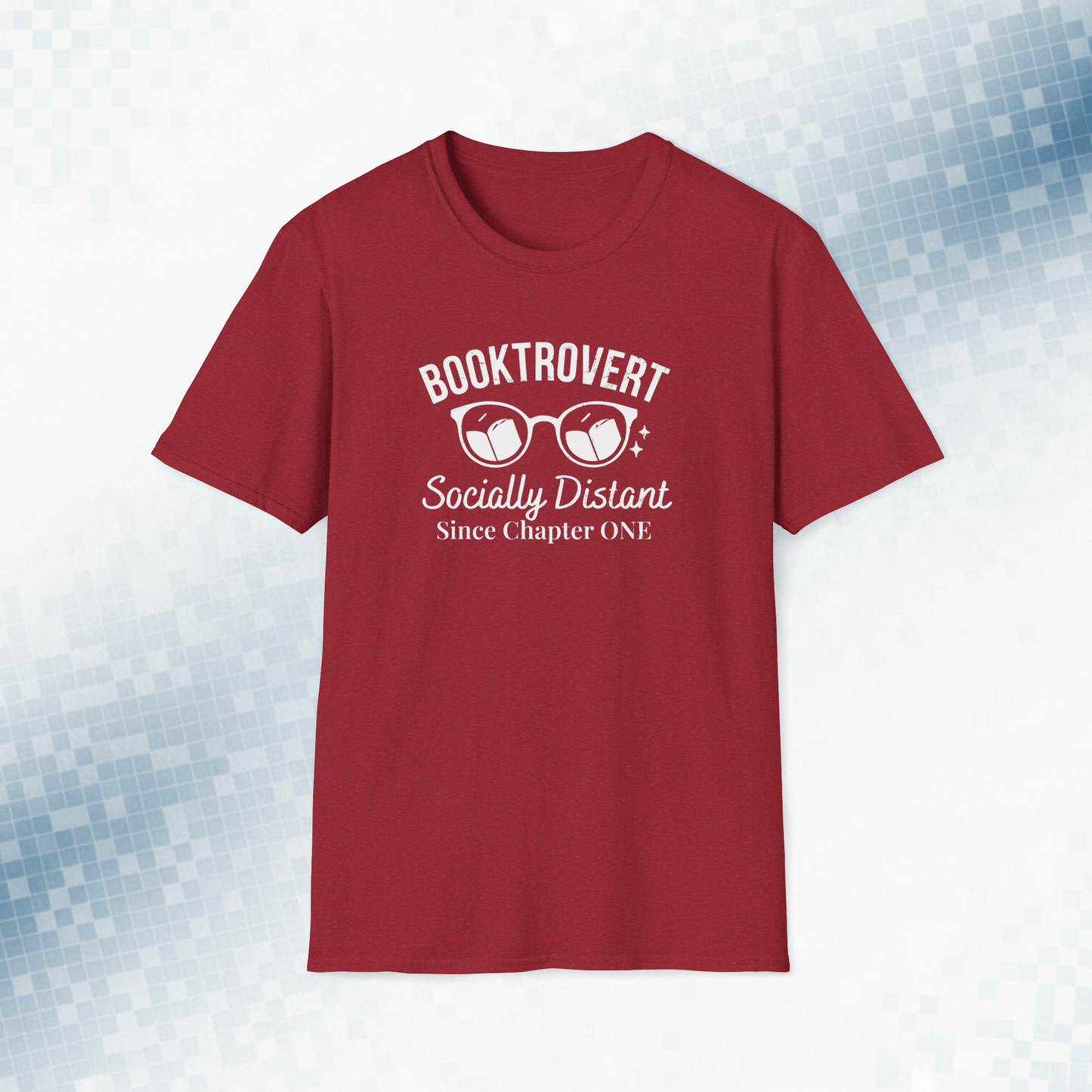 Booktrovert - Socially Distant Book Lover's Tee
