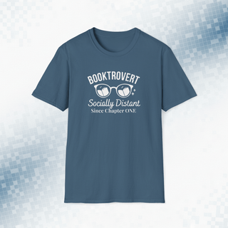 Booktrovert - Socially Distant Book Lover's Tee