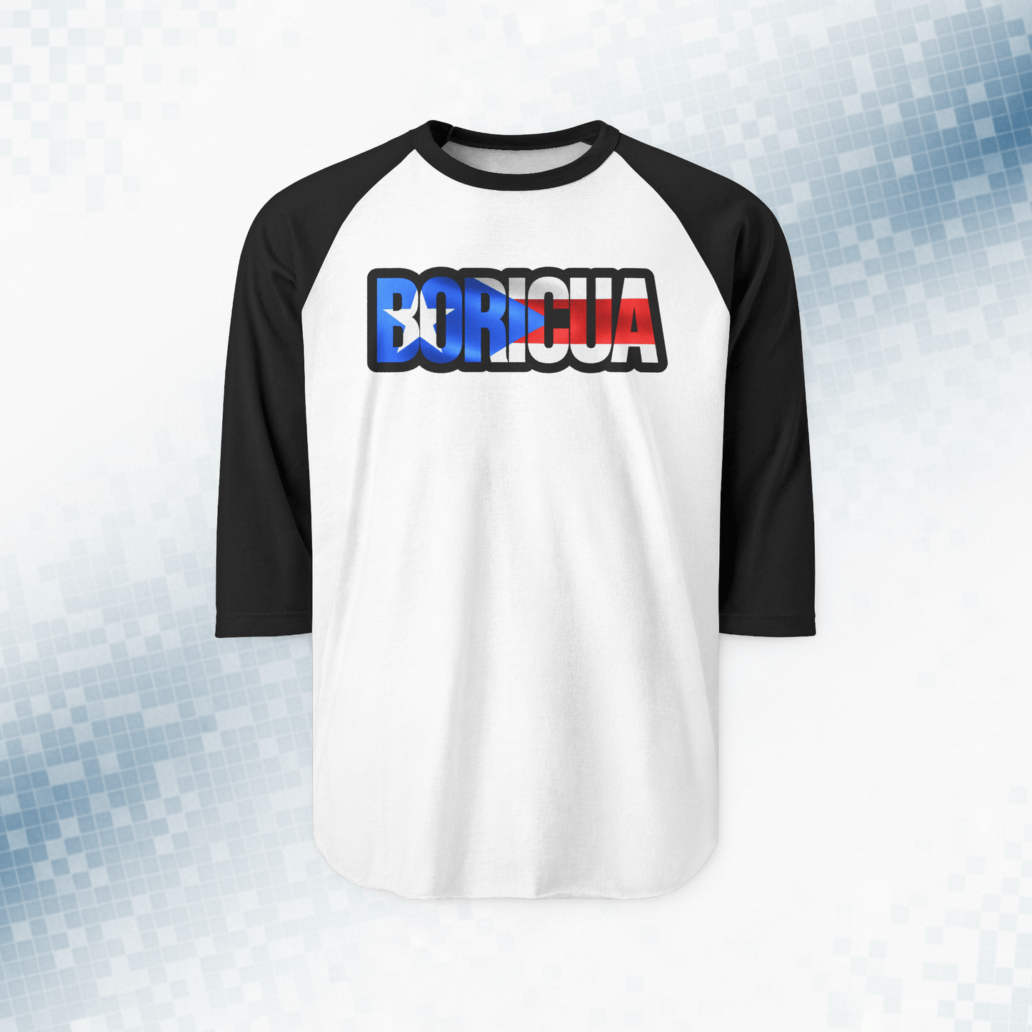 Boricua Pride – Puerto Rican Flag Raglan Tee