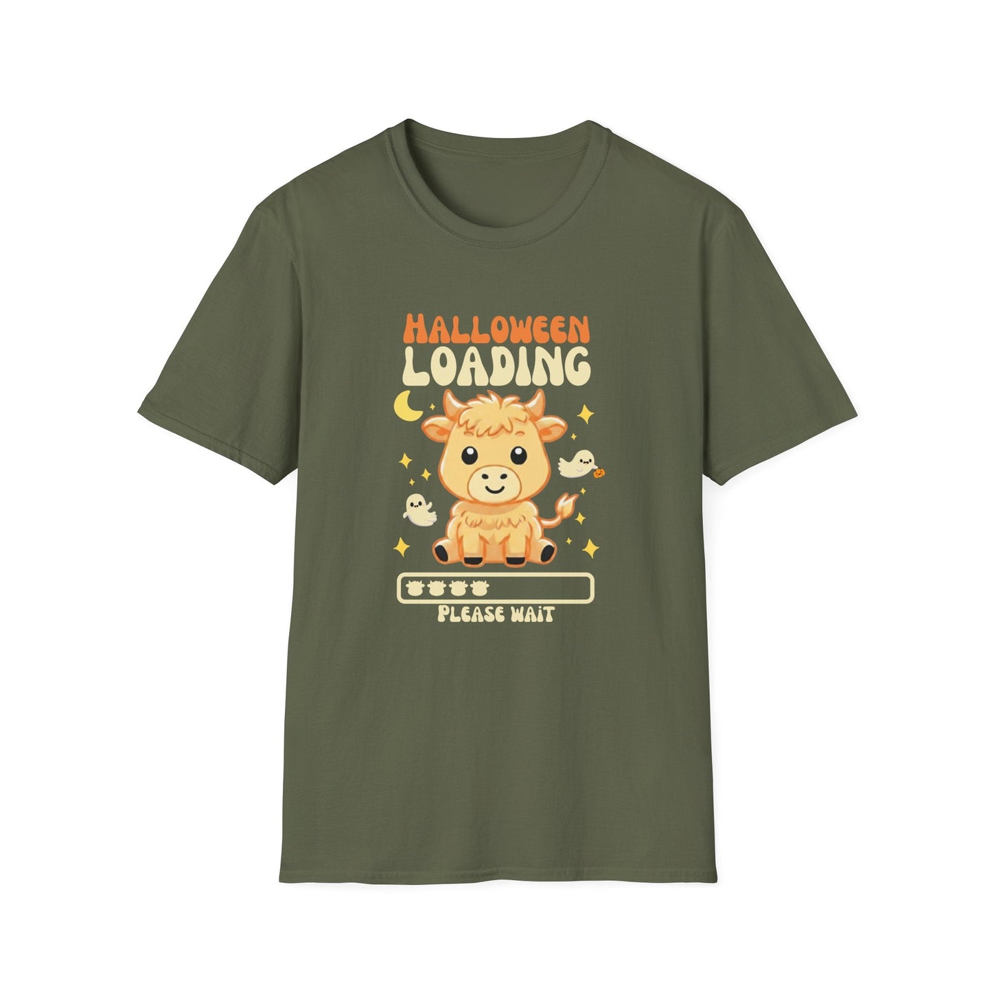 Cute Highland Cow Halloween T-Shirt