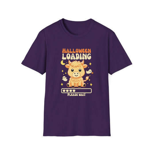 Cute Highland Cow Halloween T-Shirt