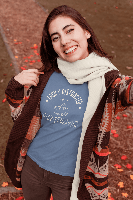 Easily Distracted By Pumpkins T-Shirt