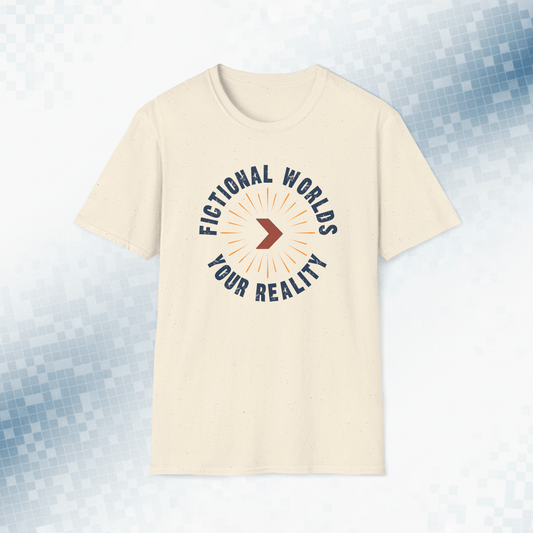 Fictional Worlds > Your Reality Vintage Reader Tee