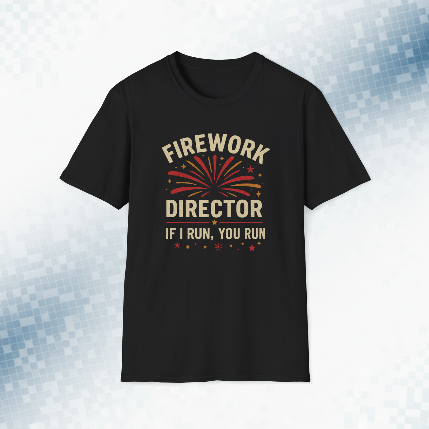 Firework Director – If I Run, You Run Vintage Tee