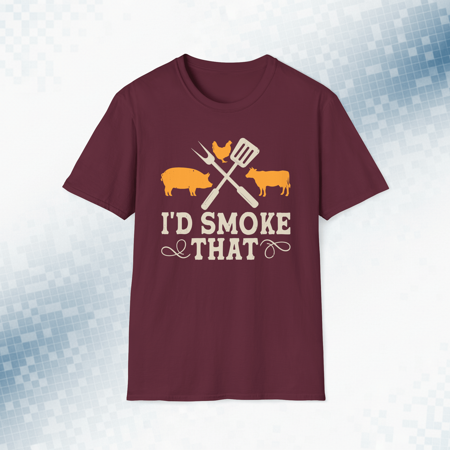 I’d Smoke That – Vintage BBQ Master T-Shirt