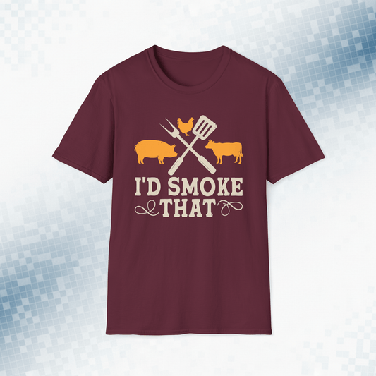 I’d Smoke That – Vintage BBQ Master T-Shirt