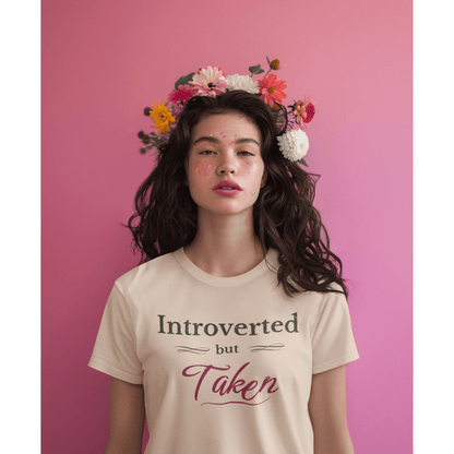 Introverted But Taken – Vintage Romantic Tee