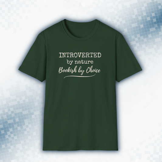 Introverted By Nature - Bookish By Choice T-Shirt
