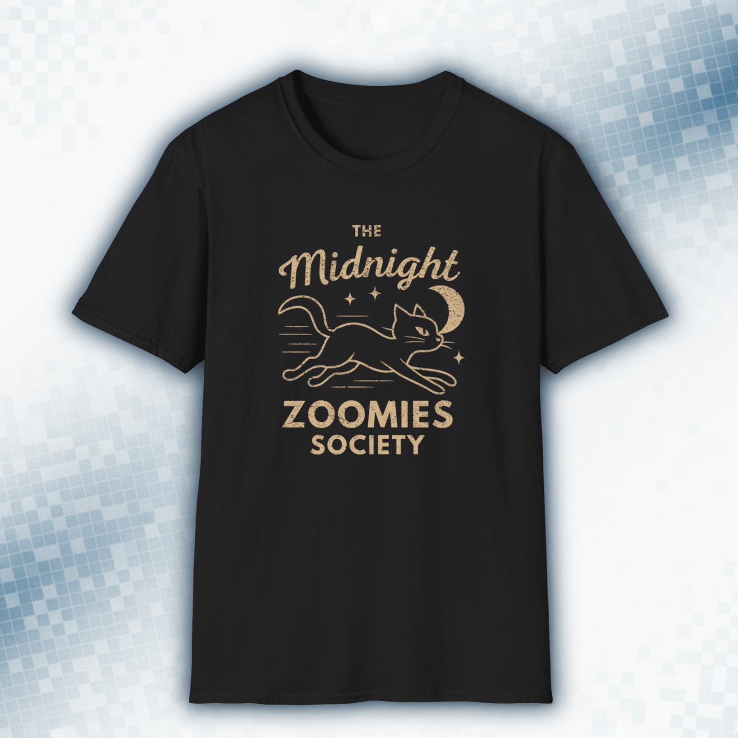 Midnight Zoomies Society - Vintage Cat Tee