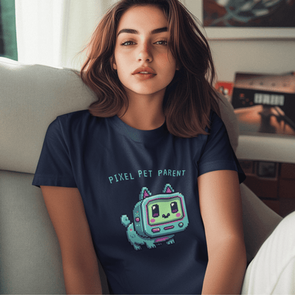 Pixel Pet Parent - Cute Retro Tee