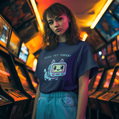 Pixel Pet Parent - Cute Retro Tee
