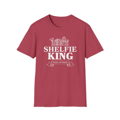 Shelfie King T-Shirt - Rule Your Reading Realm