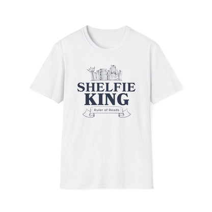 Shelfie King T-Shirt - Rule Your Reading Realm