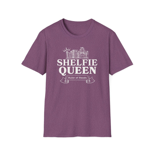 Shelfie Queen T-Shirt - Rule Your Reading Realm
