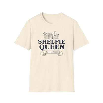 Shelfie Queen T-Shirt - Rule Your Reading Realm