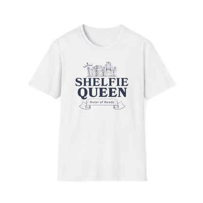 Shelfie Queen T-Shirt - Rule Your Reading Realm