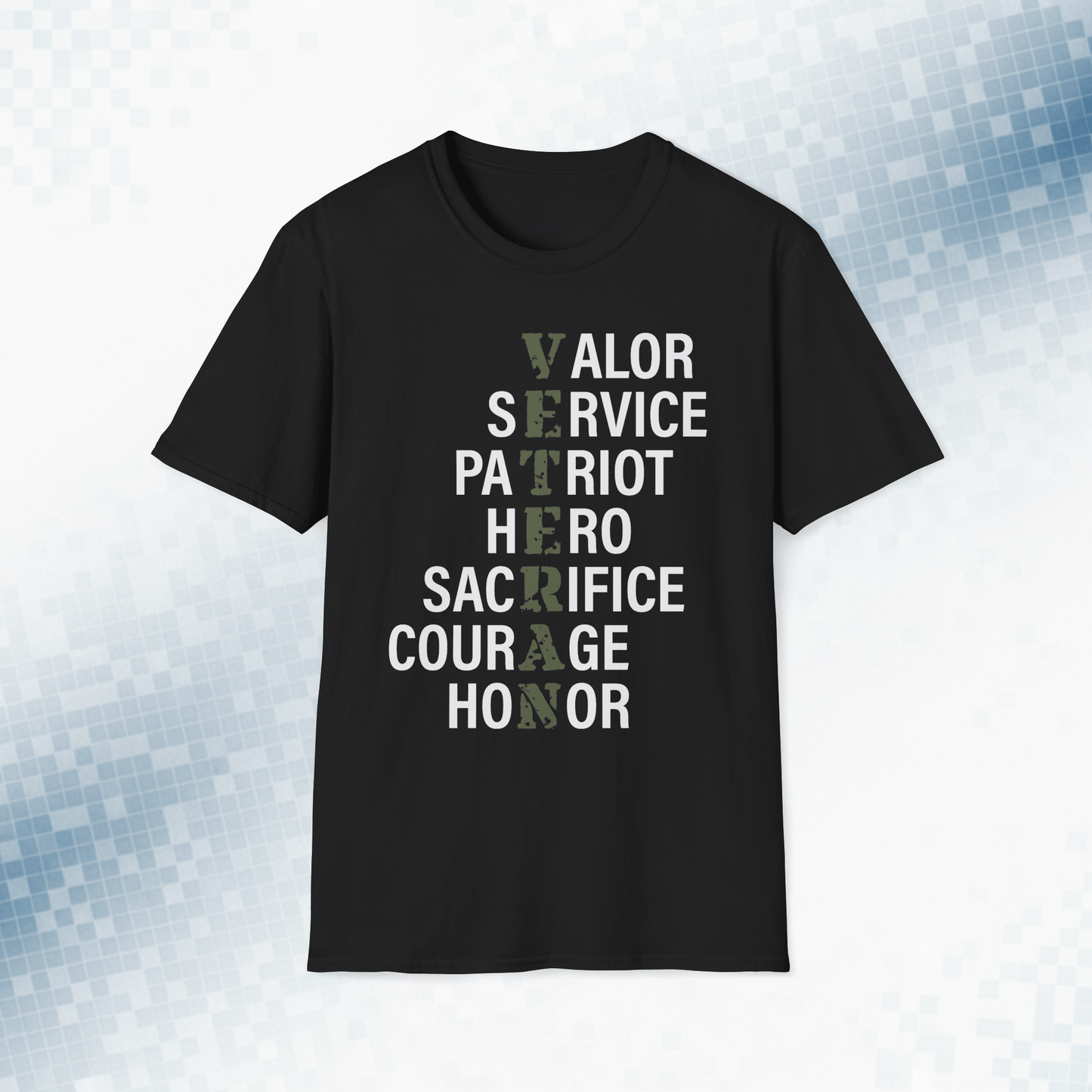 Valor & Service Veteran T-Shirt